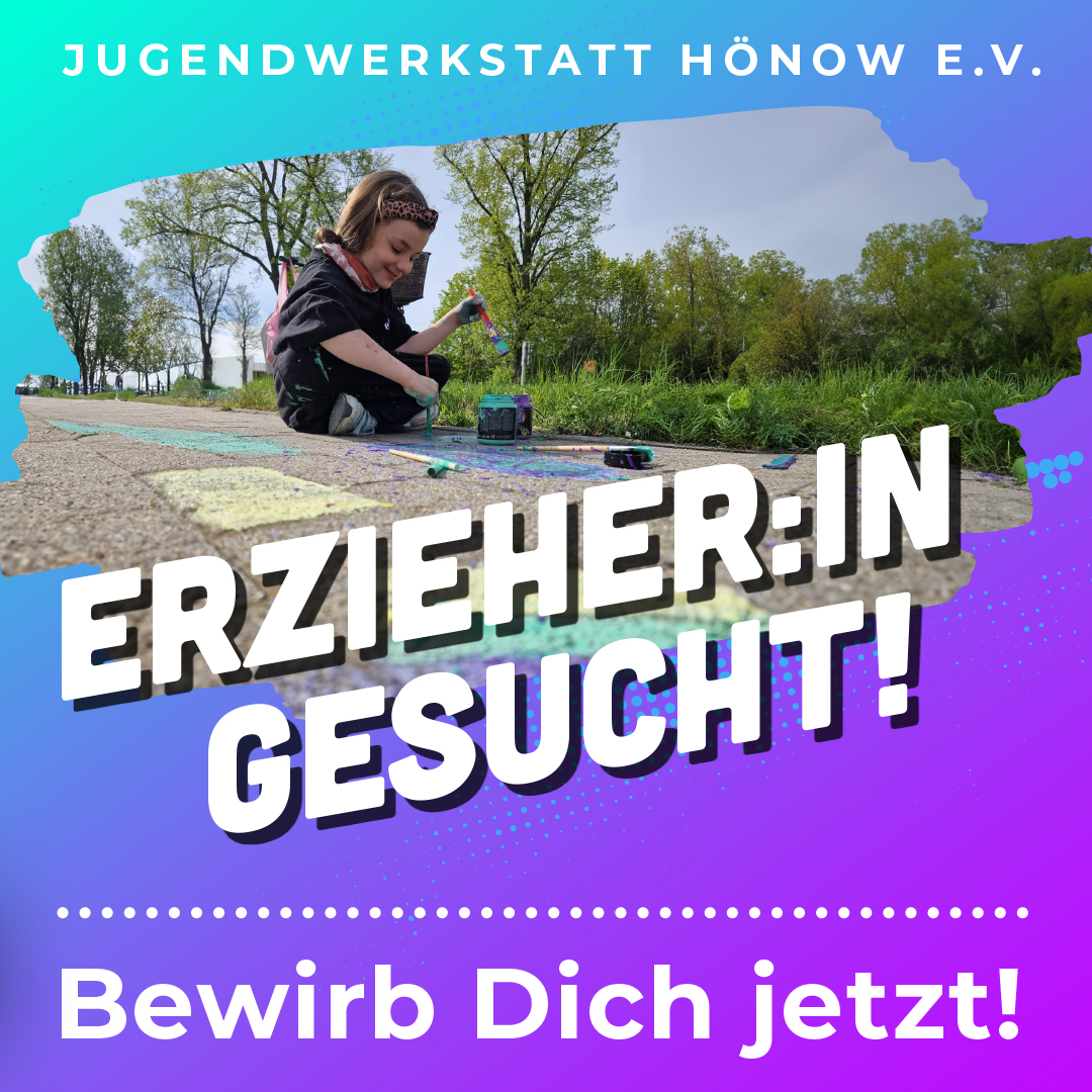 Stellenanzeige Erzieher*in gesucht! Bewirb dich jetzt!